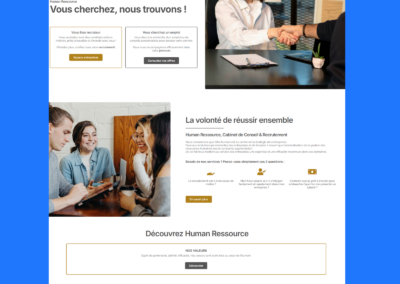 Human-ressource.fr – Création de site web