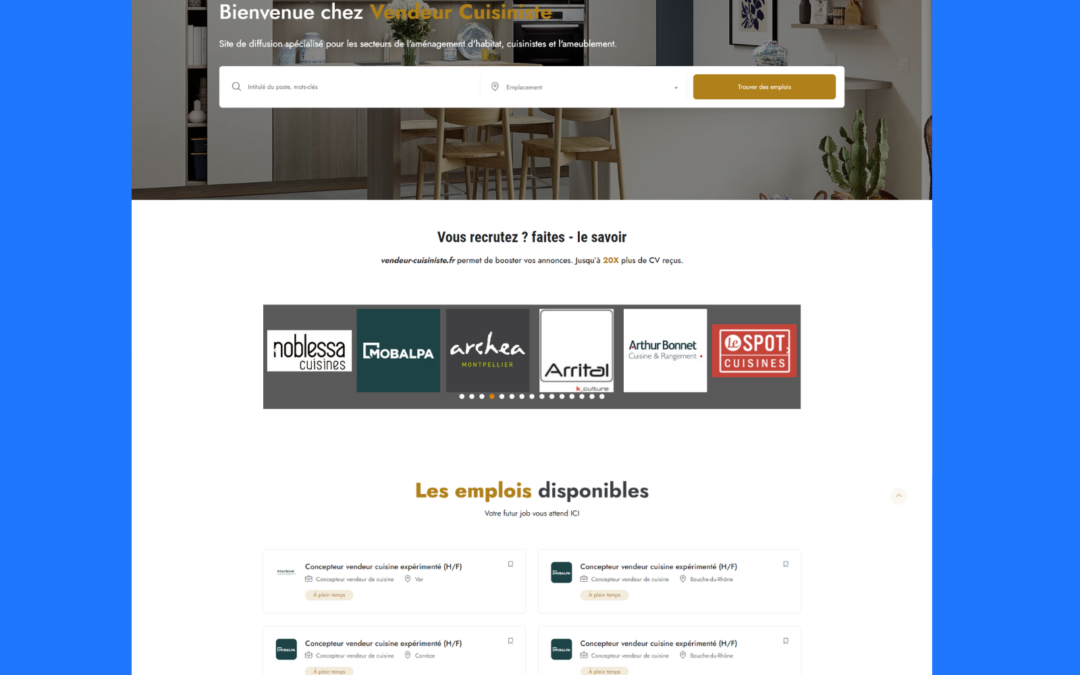 Vendeur-cuisiniste.fr – Création de site web