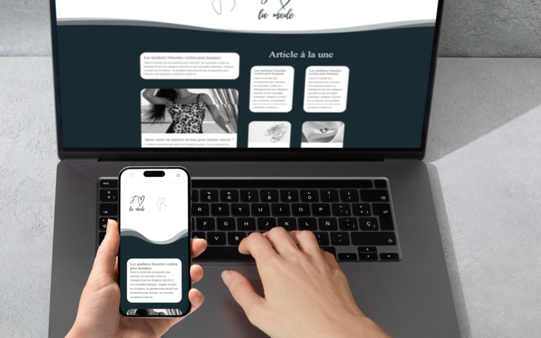 Jaimelamode.fr – Création de site web