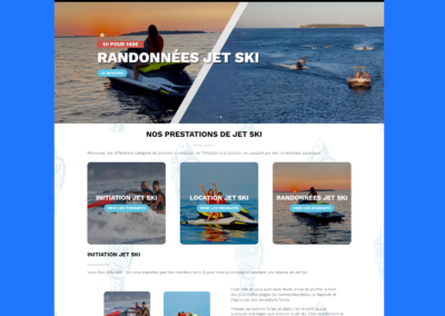 Paradise-water-sports.fr – Refonte de site web